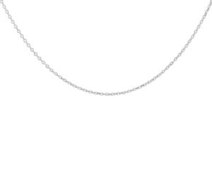 Baltā zelta ķēdīte "Enkurs" 0,65 mm platumā