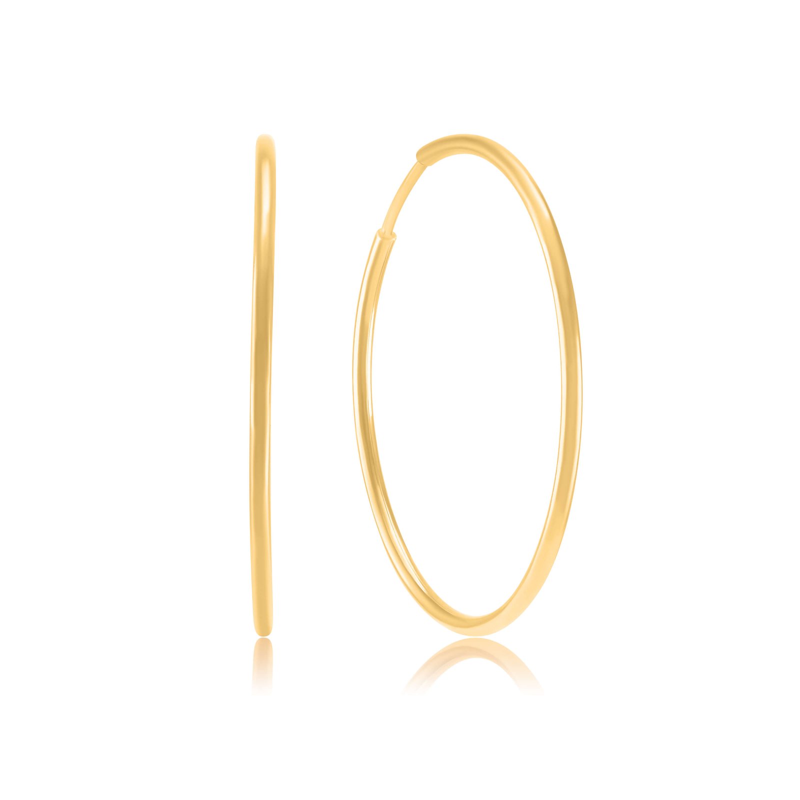 kolczyki z żółtego złota "Rinkės"