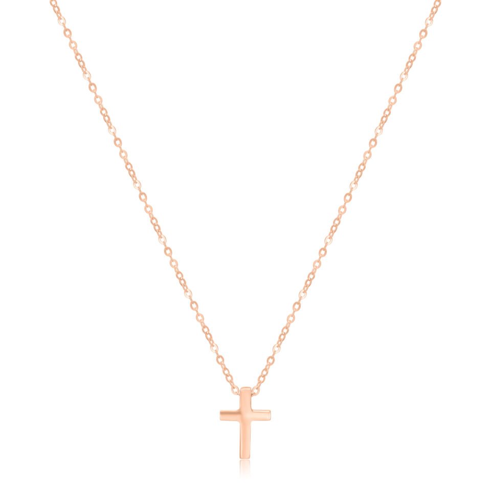 Золотая цепочка с подвеской "Малый крест"