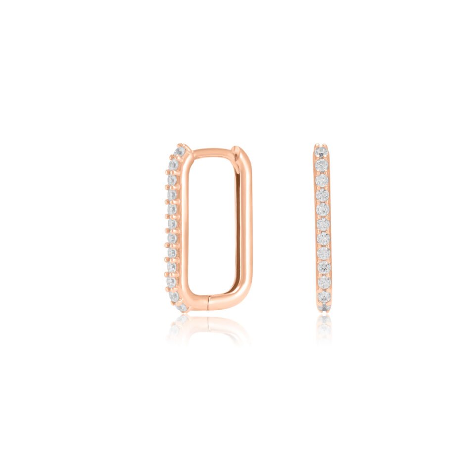 Золотые серьги "Кольца"