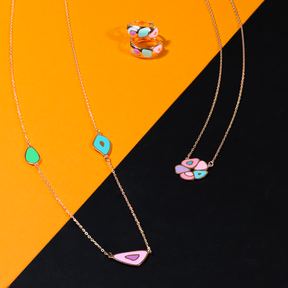 Auksinė Grandinėlė Su Pakabuku „Ambient Trio”