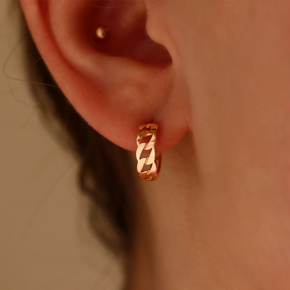 Auksiniai Auskarai "Rinkės"