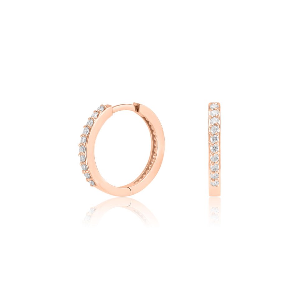 Auskarai su briliantais "Rinkės"