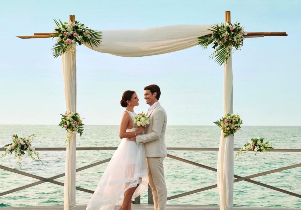 идеальная свадьба между мужчиной и женщиной