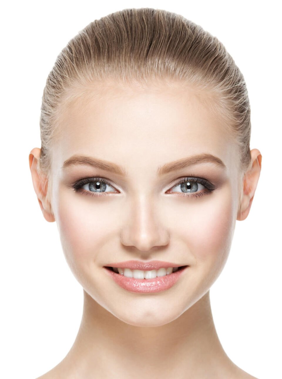 twarz w kształcie serca