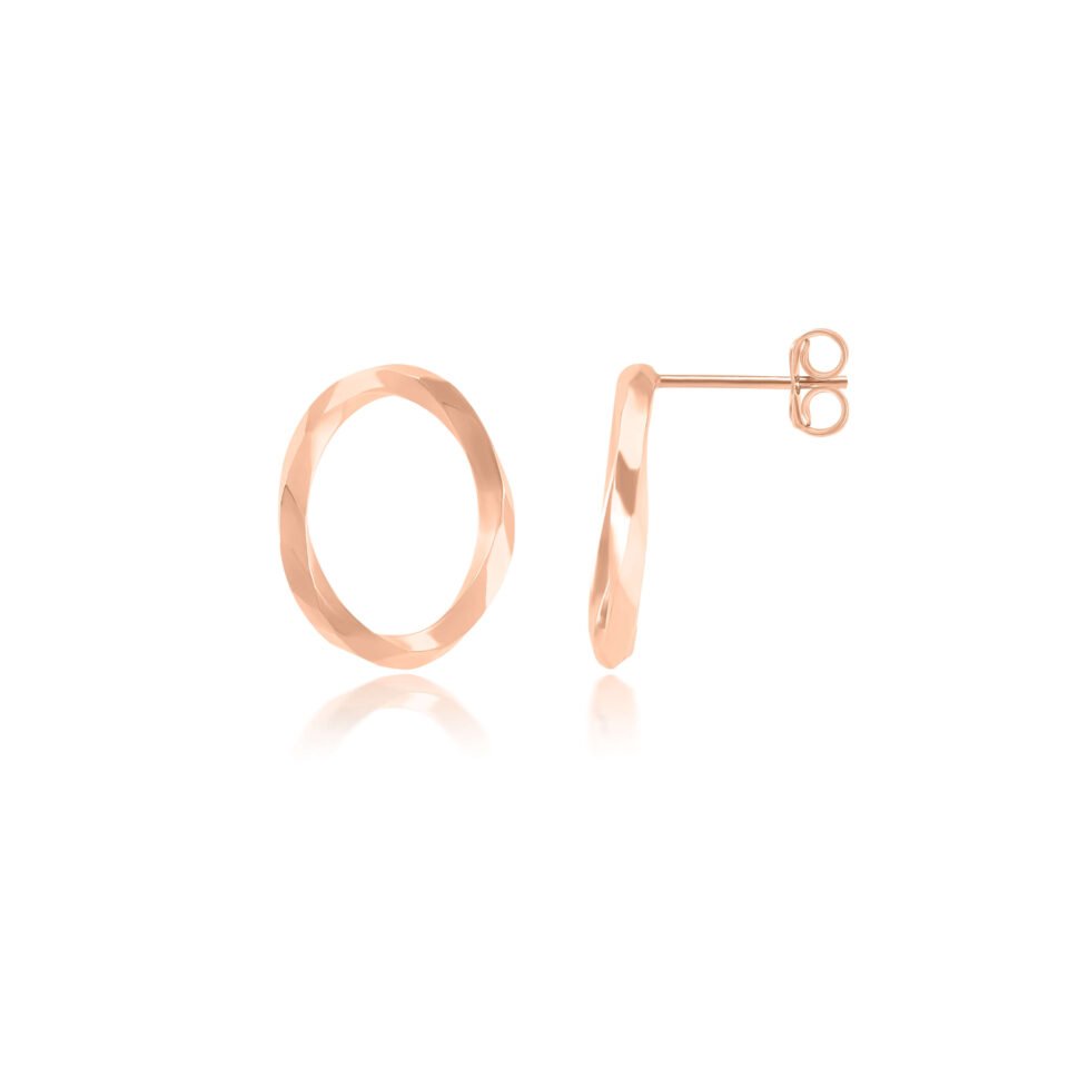 Золотые серьги с виноградными лозами