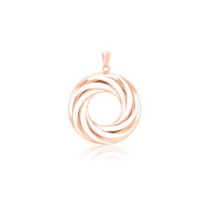 Gold pendant "Spiral of Life"