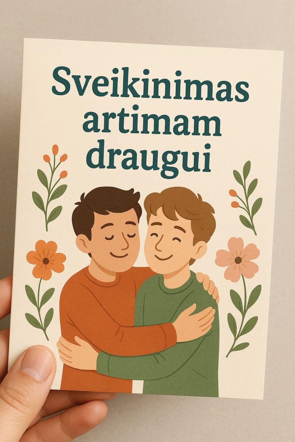 Tervitused lähedasele sõbrale