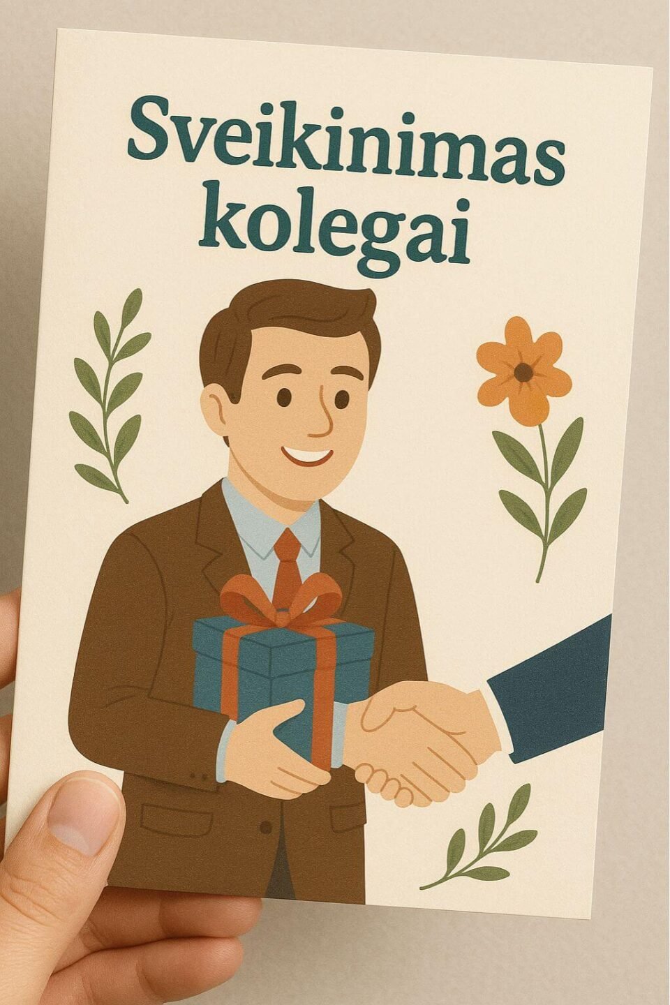 Kolleegi tervitamine