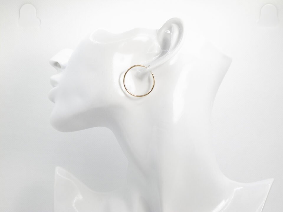 Комплект серег-колец 25 мм