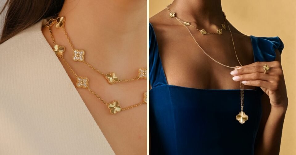 Złota biżuteria Van Cleef & Arpels