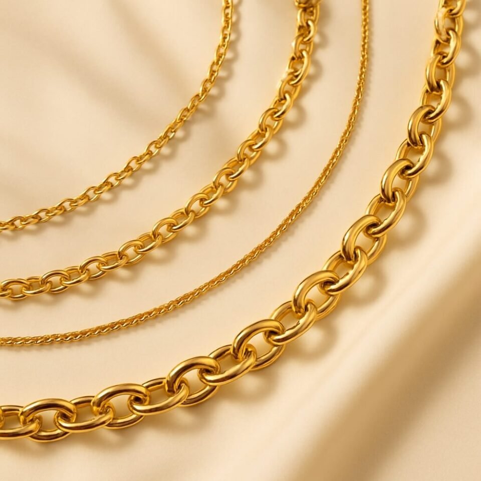 Auksinės grandinėlės – subtili klasika Jūsų įvaizdžiui