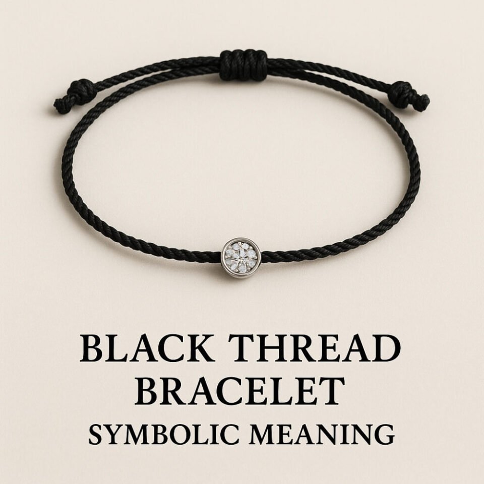 Juodo siūlo apyrankė su deimantu: ką reiškia ir kodėl verta ją turėti?