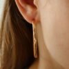 Gold earrings "Rinkės"