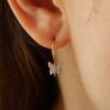 Gold earrings "Butterfly"