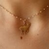 Gold pendant zodiac sign "Aries"