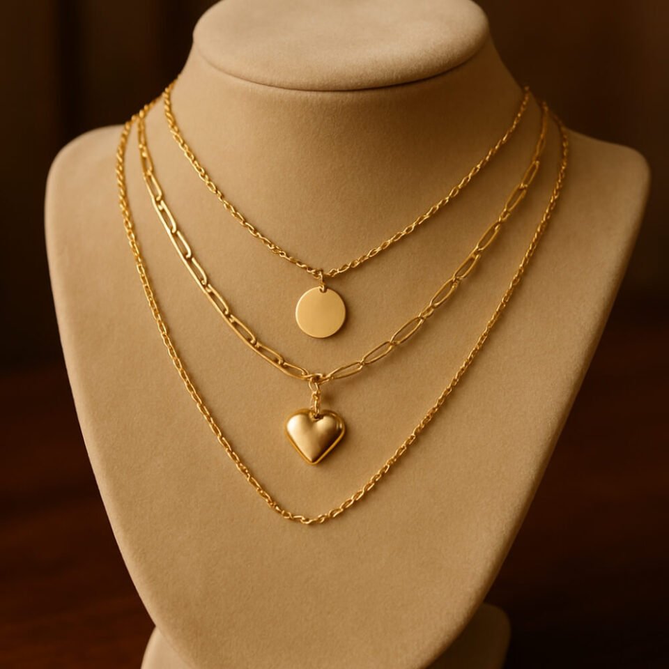 Zelta kaklarotas - lieliska dāvana viņai un viņam