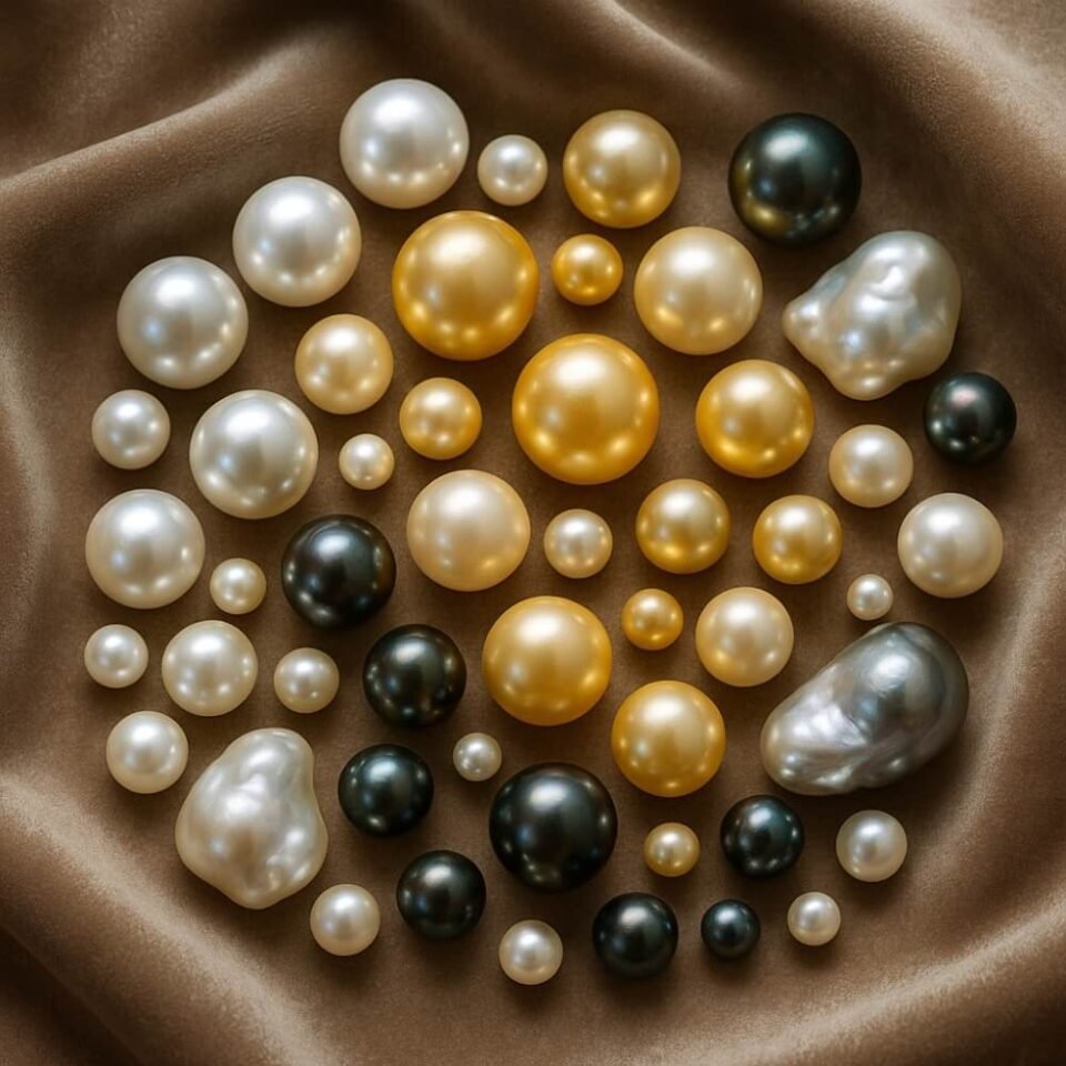 Auksiniai auskarai su perlais – ką reikėtų žinoti apie perlų tipus?