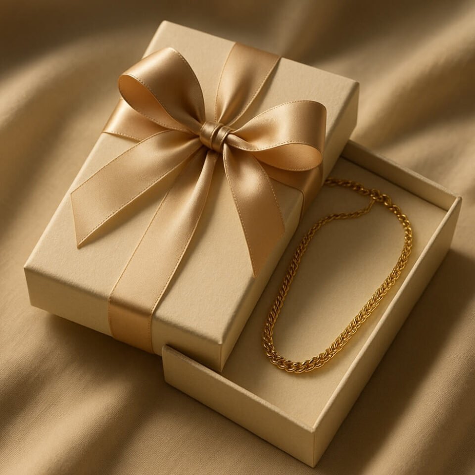 Plona auksinė grandinėlė – ideali dovana krikštynoms, gimtadieniui ar jubiliejui