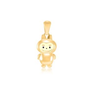 Golden pendant "Labubu"