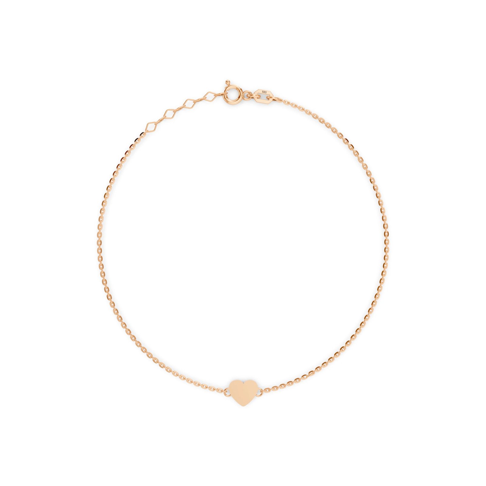 Goldarmband mit Herz