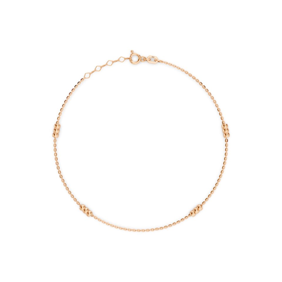 Złota bransoletka "Kulki"